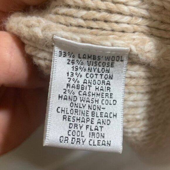 Talbots Lambswool Cashmere Blend Luxury Minimalist Duster Cardigan - Size XL - Picture 5 of 6